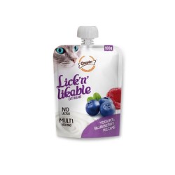 Gnawlers Yoğurtlu ve Yaban Mersinli Krema Kedi Ödül Maması 100gr - Gnawlers