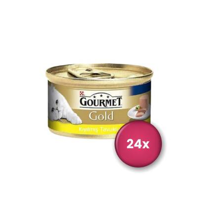 Gourmet Gold Kıyılmış Tavuklu Yetişkin Kedi Konservesi 24 X 85 gr - 2