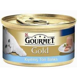Gourmet Gold Kıyılmış Ton Balıklı Yetişkin Kedi Konservesi 85 gr - Gourmet Gold