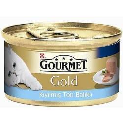 Gourmet Gold Kıyılmış Ton Balıklı Yetişkin Kedi Konservesi 85 gr - Gourmet Gold