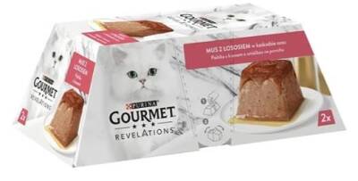 Gourmet Gold Revelations Somon Balıklı Etli Yetişkin Kedi Konservesi 2 X 57 gr - 1