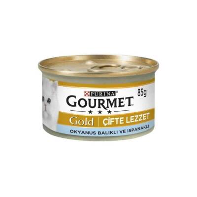 Gourmet Gold Okyanus Balıklı Yetişkin Kedi Konservesi 85 Gr - 1