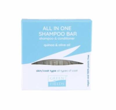 Green Fields All In One Shampoo Bar Köpekler İçin Kinoa ve Zeytinyağ İçeren Kremli Sabun 70 Gr - 1