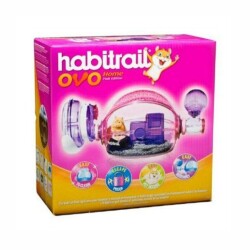 Habitrail Ovo Home Hamster Kafesi Pembe - 4