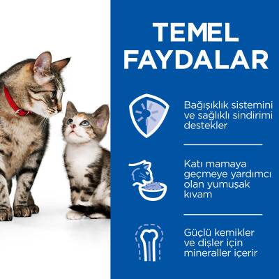 Hill's SCIENCE PLAN Emziren Anne ve Yavru Kediler İçin Püre Konserve 85 gr - 5