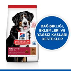 Hill's SCIENCE PLAN Yetişkin Büyük Irk Kuzulu ve Pirinçli Köpek Maması 14 Kg - 2