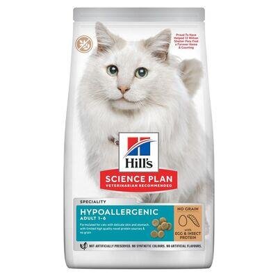 Hill's SCIENCE PLAN Hypoallergenic Yumurta ve Böcek Proteinli Yetişkin Kedi Maması 1,5 Kg - 2