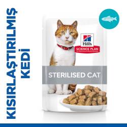 Hill's SCIENCE PLAN Kısırlaştırılmış Alabalıklı Kedi Pouch 85 gr - Hill's Science Plan