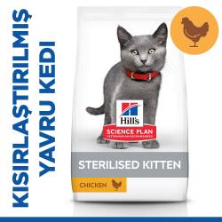 Hill's SCIENCE PLAN Kısırlaştırılmış Tavuklu Yavru Kedi Maması 1,5 kg - Hill's Science Plan