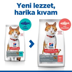 Hill's SCIENCE PLAN Kısırlaştırılmış Yetişkin Somonlu Kedi Maması 1,5 kg - 3