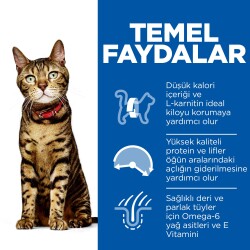 Hill's SCIENCE PLAN Light Yetişkin Tavuklu Kedi Maması 1,5 kg - 4