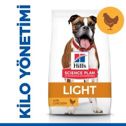 Hill's SCIENCE PLAN Light Yetişkin Orta Irk Tavuklu Köpek Maması 2,5 kg - Hill's Science Plan