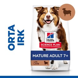 Hill's SCIENCE PLAN Light +7 Yaşlı Orta Irk Kuzulu ve Pirinçli Köpek Maması 2,5 kg - Hill's Science Plan