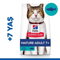 Hill's SCIENCE PLAN Mature +7 Ton Balıklı Yaşlı Kedi Maması 1,5 kg - Hill's Science Plan