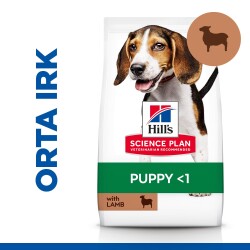 Hill's SCIENCE PLAN Orta Irk Kuzulu ve Pirinçli Yavru Köpek Maması 12 kg + 2 kg - Hill's Science Plan