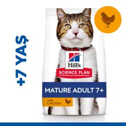 Hill's SCIENCE PLAN +7 Yaşlı Tavuklu Kedi Maması 1,5 kg - Hill's Science Plan