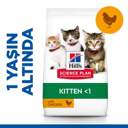Hill's SCIENCE PLAN Tavuklu Yavru Kedi Maması 3 kg - Hill's Science Plan