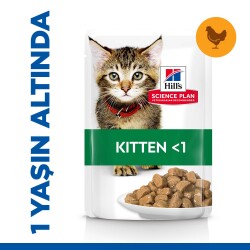 Hill's SCIENCE PLAN Pouch Tavuklu Yavru Kedi Konservesi 85 gr - 1