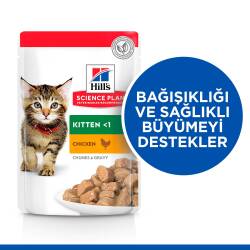 Hill's SCIENCE PLAN Pouch Tavuklu Yavru Kedi Konservesi 85 gr - 3