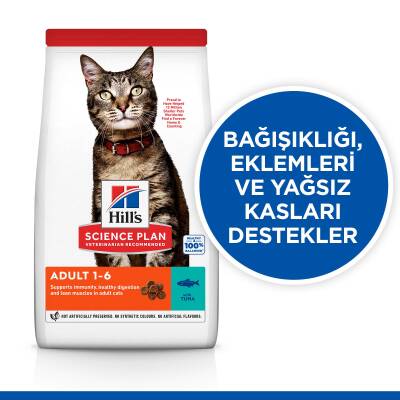 Hill's SCIENCE PLAN Yetişkin Ton Balıklı Kedi Maması 1,5 kg - 2