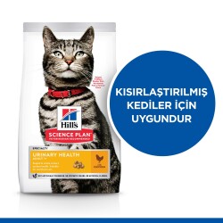 Hill's SCIENCE PLAN Üriner Sağlık +1 Yetişkin Tavuklu Kedi Maması 1,5 kg - Hill's Science Plan