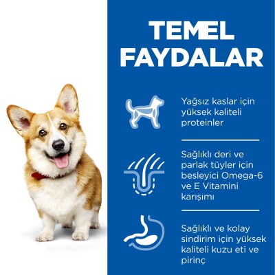 Hill's SCIENCE PLAN Yetişkin Küçük ve Mini Irk Kuzulu ve Pirinçli Köpek Maması 6 kg - 5