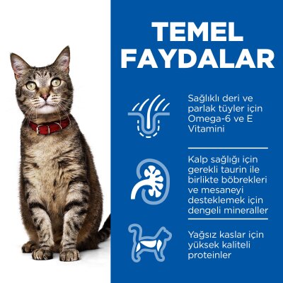 Hill's SCIENCE PLAN Yetişkin Tavuklu Kedi Maması 1,5 kg - 3