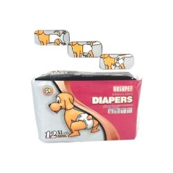 Hushpet Köpek Alt Tuvalet Bezi Xl 12'li 25-40 kg - Hushpet