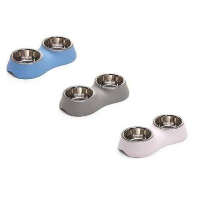 Imac Diva Kedi ve Köpekler İçin Mama ve Su Kabı 2 X 0,4 lt - 1