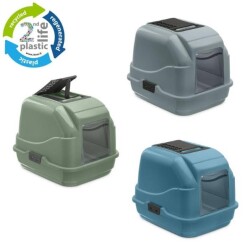 Imac Easy Cat İkinci Yaşam Filtreli Kapalı Kedi Tuvalet Kabı - Imac