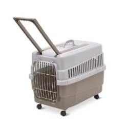 Imac Kim 60 Tekerlekli Kedi Taşıma Çantası Gri 60 X 40 X 45 cm - Imac