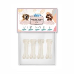 Jooys Beyaz Pres Köpek Ödül Kemiği 7 cm 4'lü - Jooys