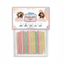 Jooys Renkli Munchy Çubuk Köpek Ödül Kemiği 100'lü - Jooys