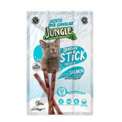 Jungle Kedi Stick Somonlu Kedi Ödül Maması 3 X 5 gr - Jungle