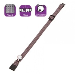 Karlie Çıngıraklı Gri Kedi Boyun Tasması - Karlie