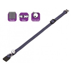 Karlie Çıngıraklı Lacivert Kedi Boyun Tasması - Karlie