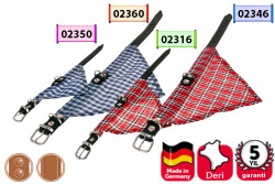 Karlie Deri Bandanalı Boyun Tasması 57 cm Mavi - Karlie