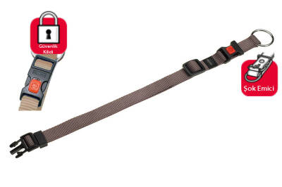 Karlie Kilitli Boyun Tasması XS 20-35 cm Gri - 1
