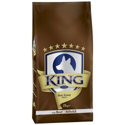 King Plus Beef Dog Biftekli Yetişkin Köpek Maması 15 kg - King