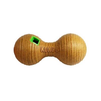 Kong Bamboo Feeder Dambıl Şeklinde Ödül Maması Dağıtma Köpek Oyuncağı M - 2