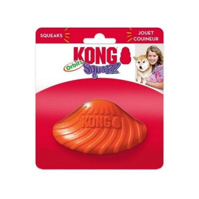 Kong Squeezz Orbitz Dönen Daire Şeklinde Köpek Oyuncağı S/M