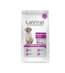 LaVital Maxi Puppy Kuzu Etli Büyük Irk Yavru Köpek Maması 3 kg - LaVital
