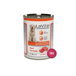 LaVital Adult Biftekli Bağışıklık Sistemi Destekleyici Yetişkin Köpek Konservesi 400 gr X 12 Adet - LaVital