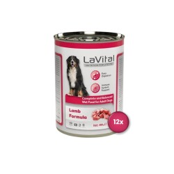LaVital Adult Kuzulu Bağışıklık Sistemi Destekleyici Yetişkin Köpek Konservesi 400 gr X 12 adet - LaVital