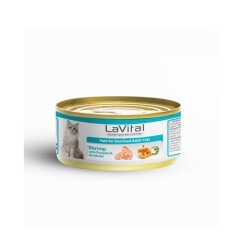 LaVital Karidesli ve Enginarlı Yetişkin Kedi Konservesi 85 Gr - LaVital