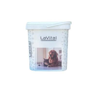 LaVital Kedi ve Köpekler için Mama Saklama Kova 4 Kg Kapasiteli - 3