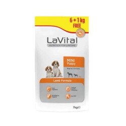 LaVital Mini Puppy Kuzulu Küçük Irk Yavru Köpek Maması 6+1 Kg - LaVital