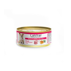 LaVital Ördekli Bal Kabaklı ve Ada Çaylı Küçük Irk Yetişkin Köpek Konservesi 85 Gr - LaVital