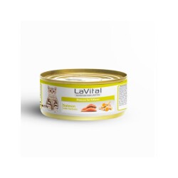 LaVital Somonlu ve Zerdeçallı Yavru Kedi Konservesi 85 Gr - LaVital