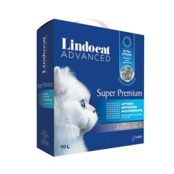 Lindocat Advanced Super Premium Extra Güçlü Topaklanan Kokusuz Kedi Kumu 10 Lt - Lindocat